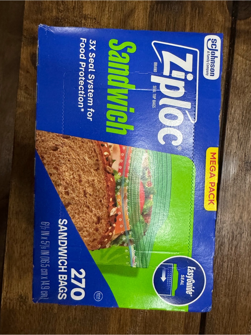 Ziploc Sandwich Bags Mega Pack - Green